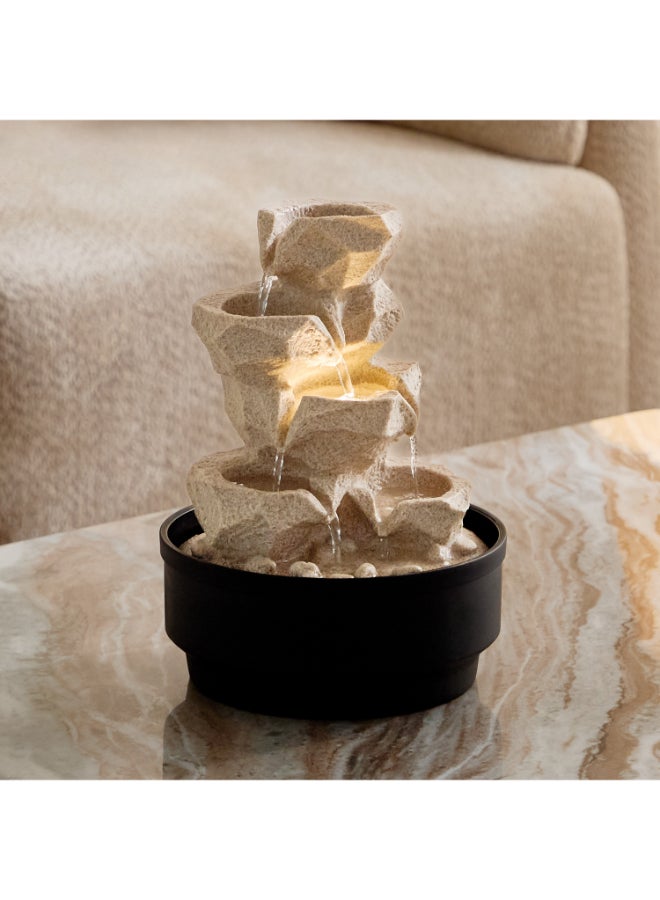 Home Box Nature Fountain with LED Light for Home Decor - Image 1